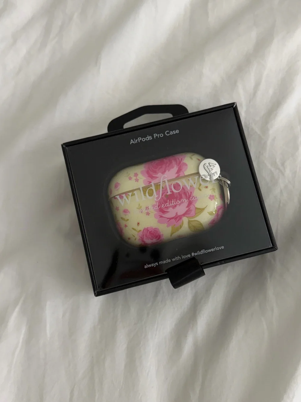 Wildflowers Pink and Cream Rose AirPods Pro Case
